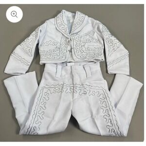 Mexican Mariachi Charro 3-Piece Suit Outfit Mayo Fiesta Dance‎ Youth Sz H55